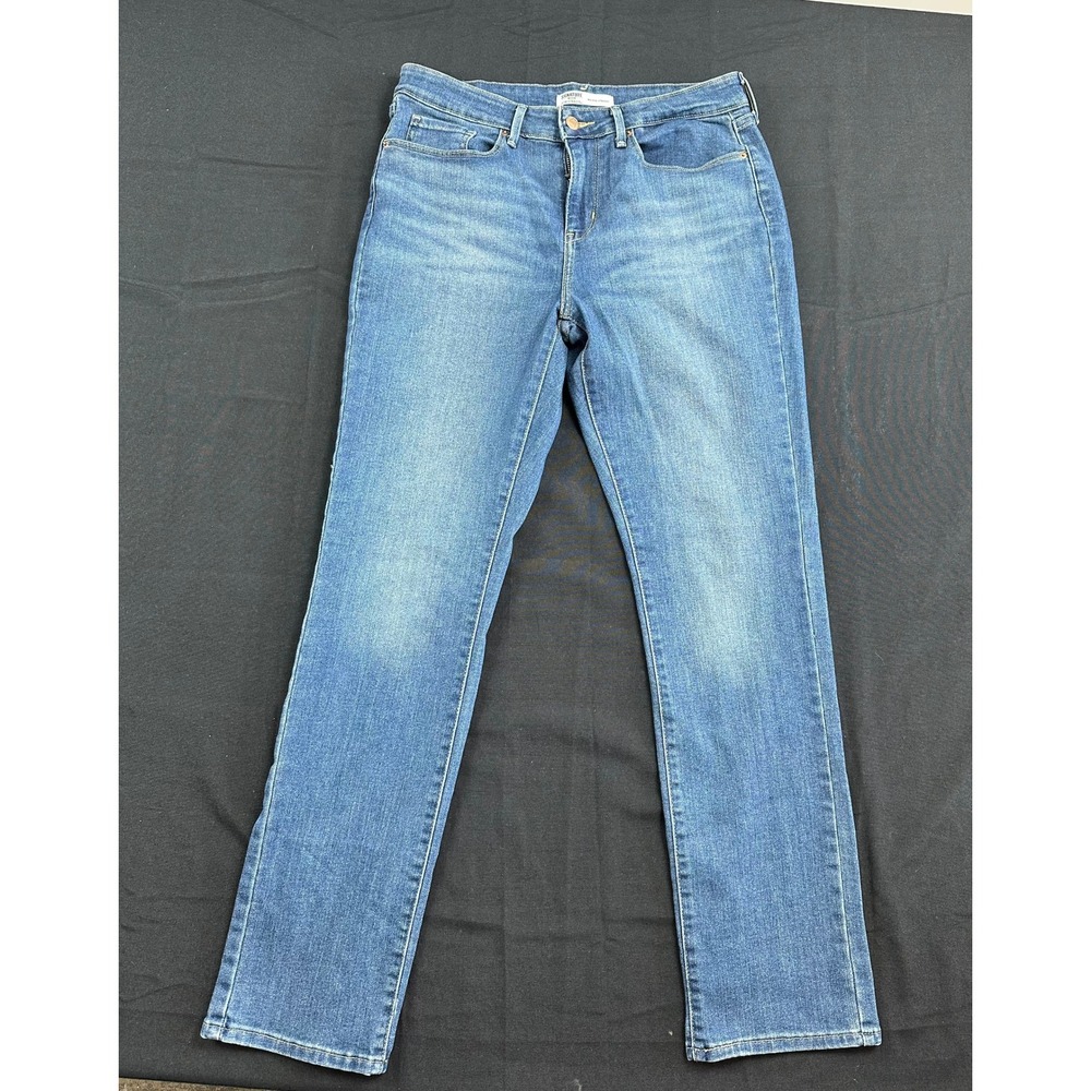 Signature by Levi Strauss Gold Label Mid-Rise Straight Leg Jean 10M W30 L32 Blue